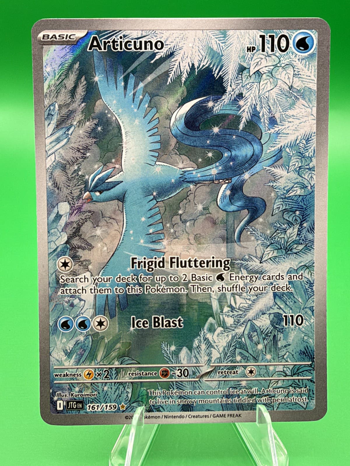 Pokémon Journey Together Articuno 161/159 Illustration Rare