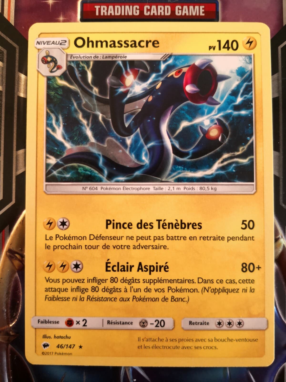 Carte Pokemon Neuve - ohmassacre 46/147 - SL3:Ombres Ardentes