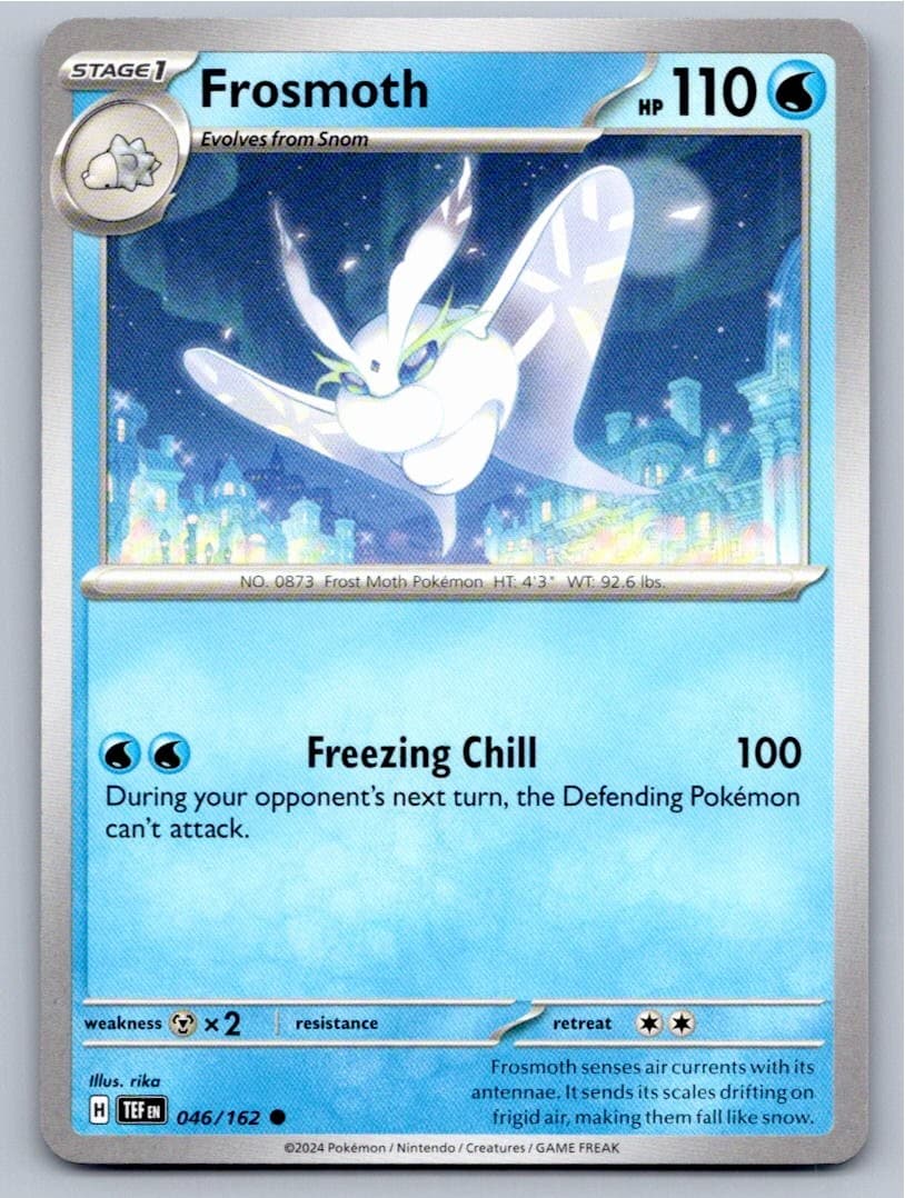 2024 POKEMON FROSMOTH TEMPORAL FORCES 046/162 COMMON NM A28710 FREE S&H