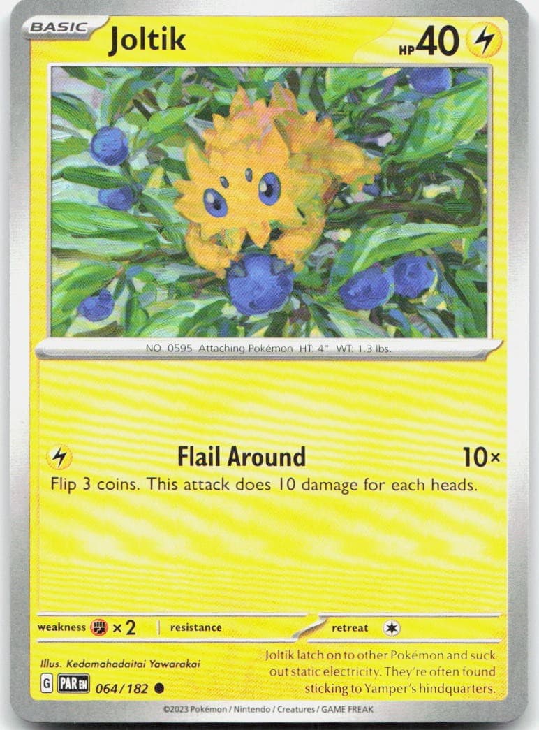 Joltik 064/182 SV04 Paradox Rift C NM Pokémon — English