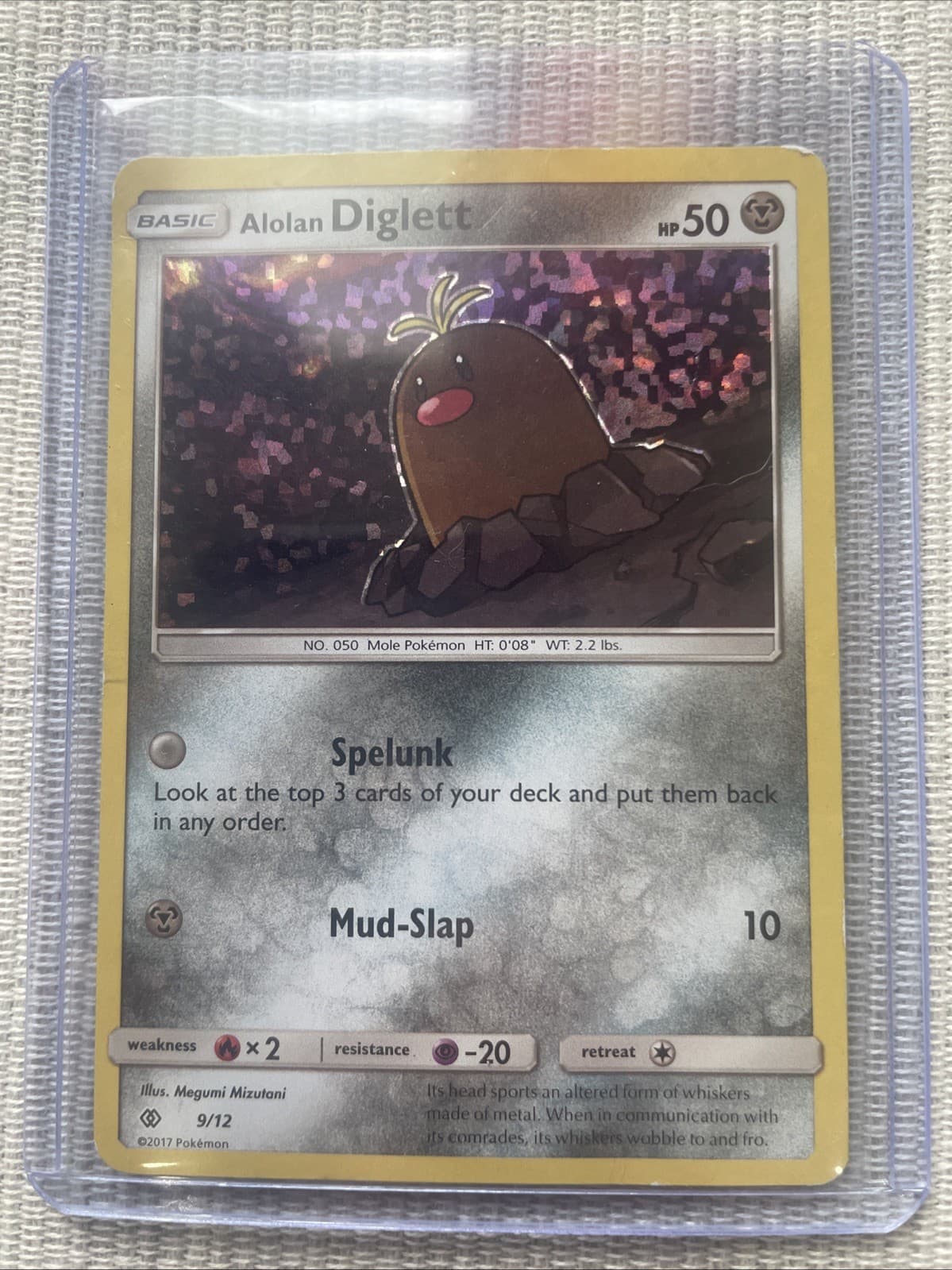 Alolan Diglett 9/12 Holo Promo McDonald's Promos 2017 Pokemon Card LP