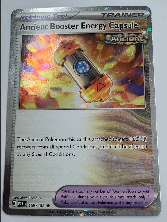 Ancient Booster Energy Capsule - 159/182 - Cosmos Holo - Paradox Rift - NM/M