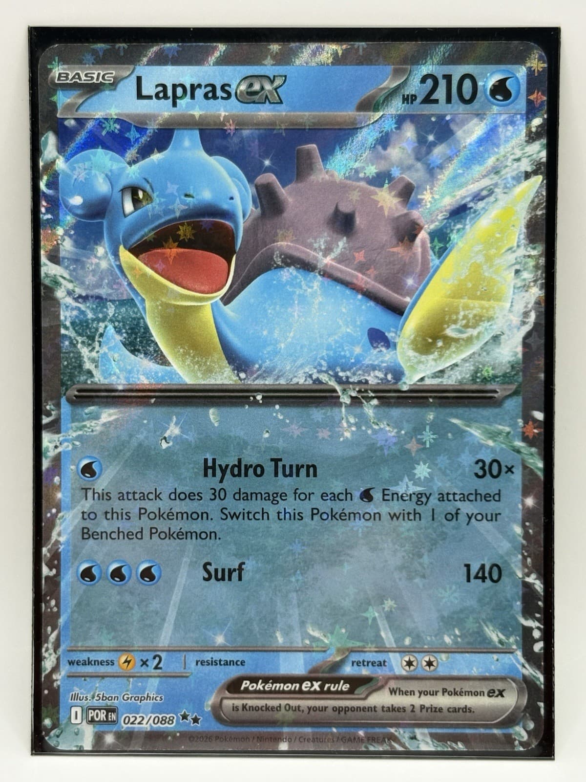 Pokémon TCG Lapras ex 22/88 - Perfect Order