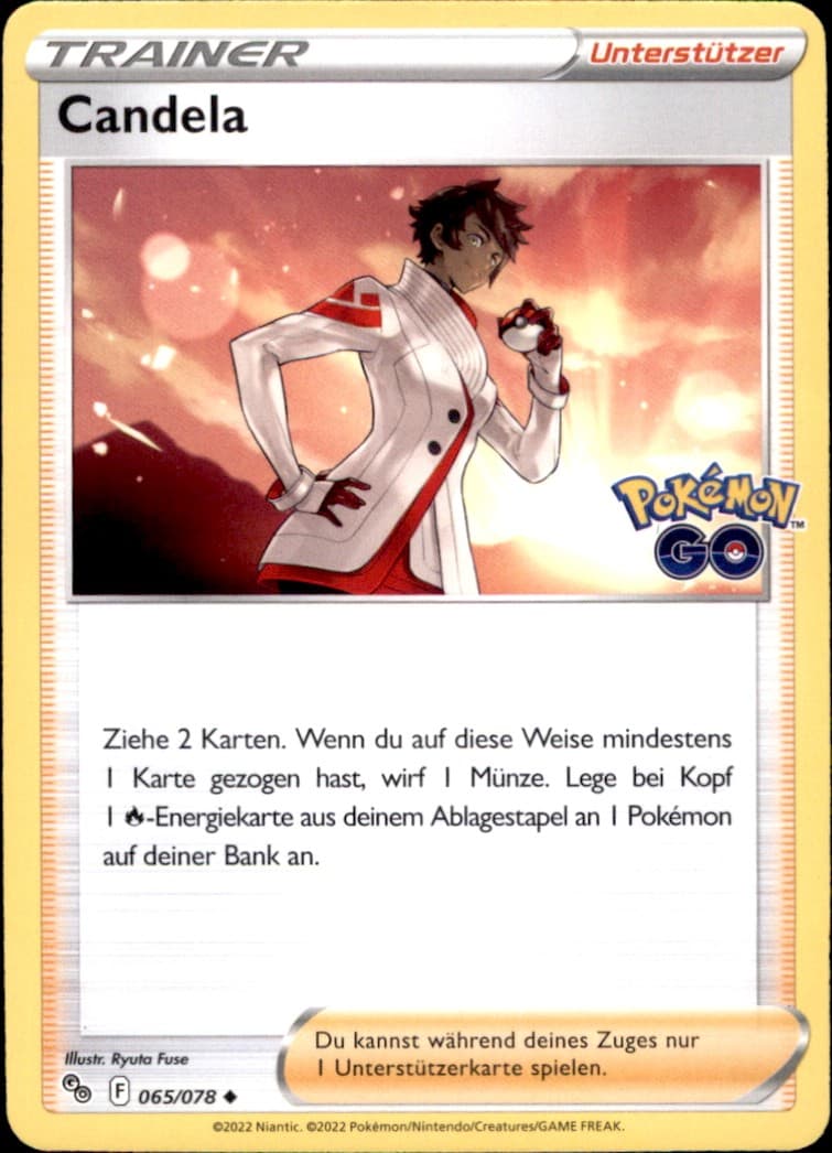 Pokemon - 65/078 Candela - Uncommon - Pokemon GO