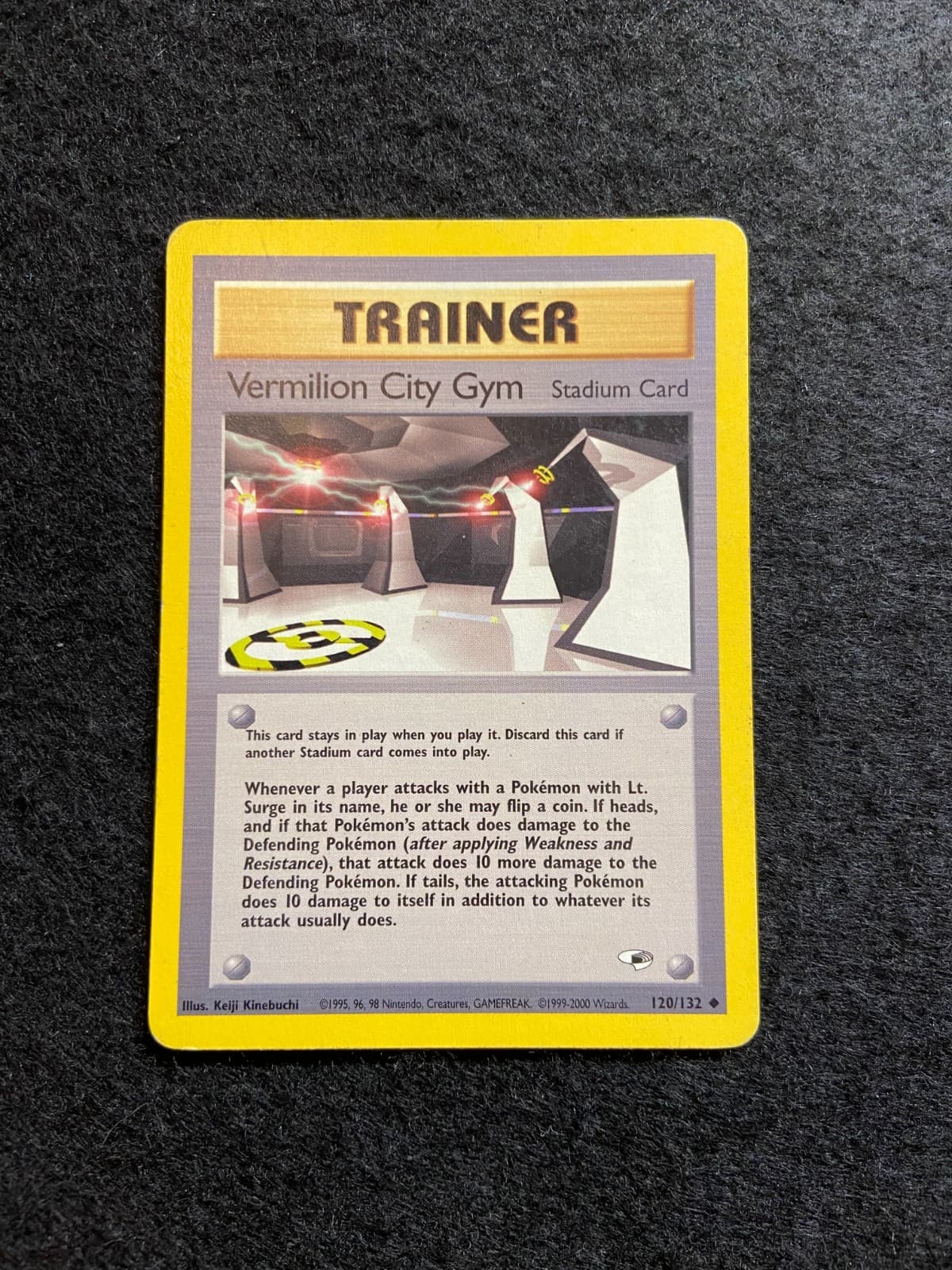 Vermilion City Gym 120/132 Gym Heroes Unlimited Uncommon Pokemon MP B4