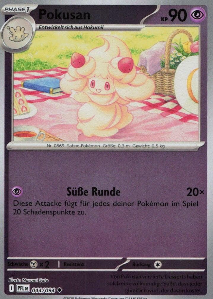 Pokémon Pokusan Fatale Flammen #44 NM DE