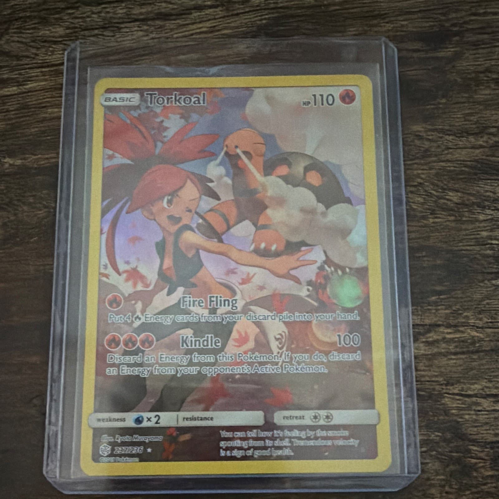 Pokemon Company Torkoal 237/236 Cosmic Eclipse Holo Secret Rare Character Rare