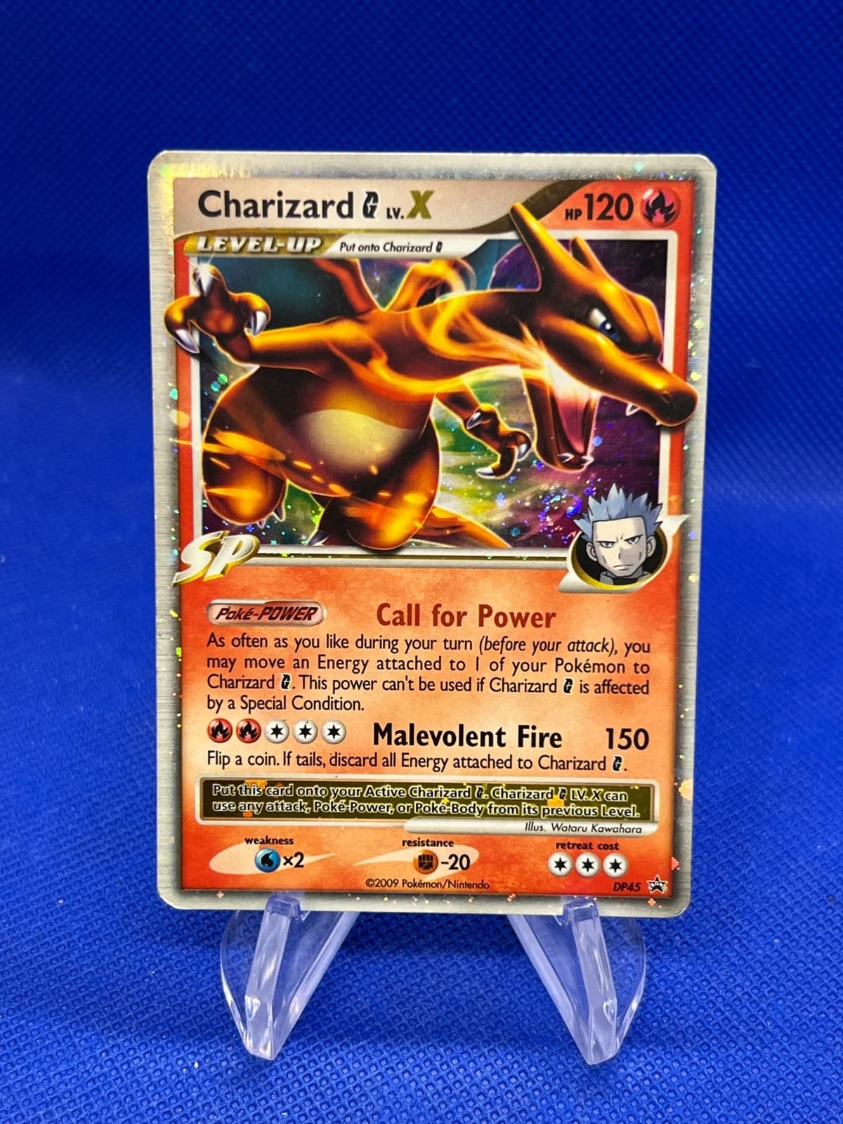 2009 Pokemon Diamond & Pearl Charizard G LV.X DP45 Black Star Promo MP/HP