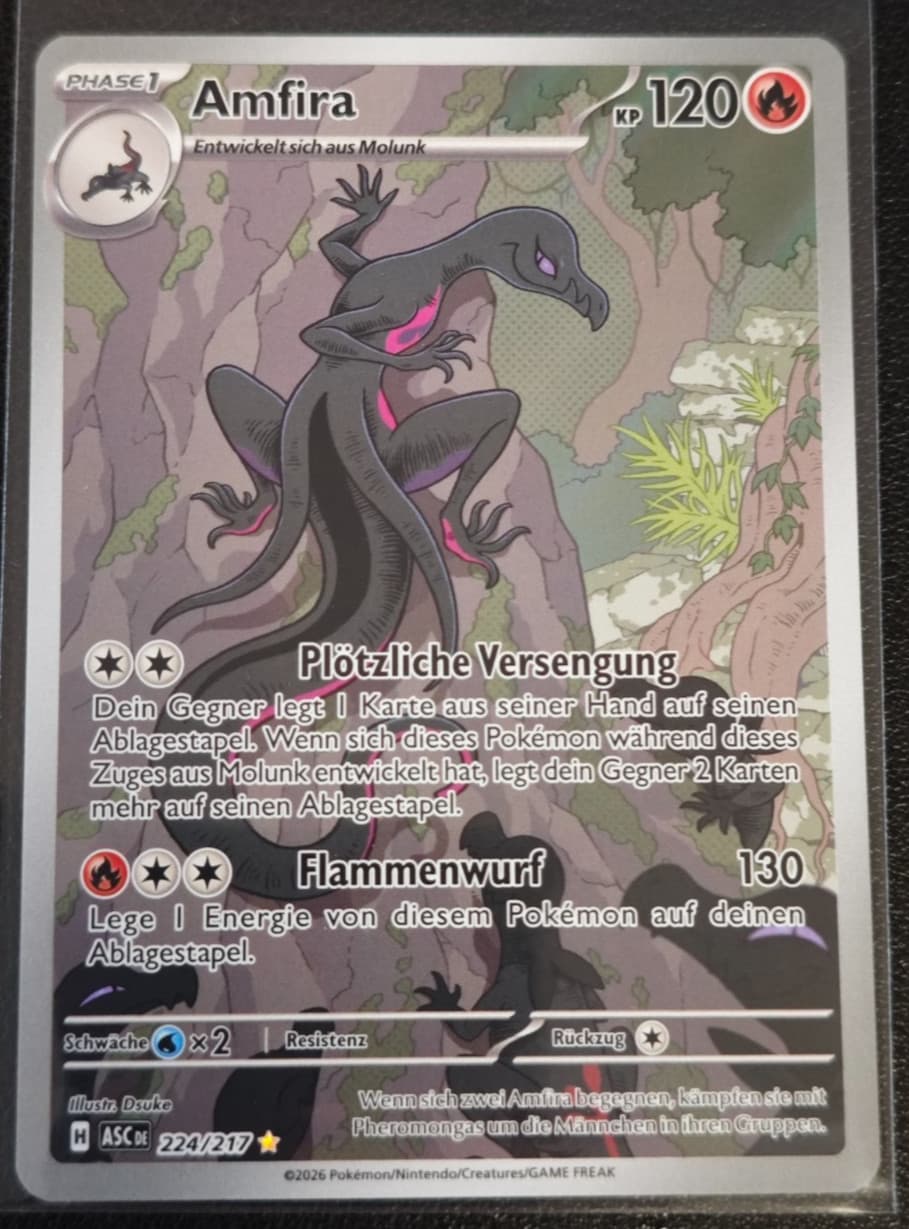 Pokemon Amfira 224/217 ASC Erhabene Helden Deutsch Near Mint NM
