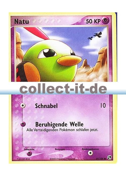 Pokemon EX Sandsturm 69/100 - Natu Deutsch