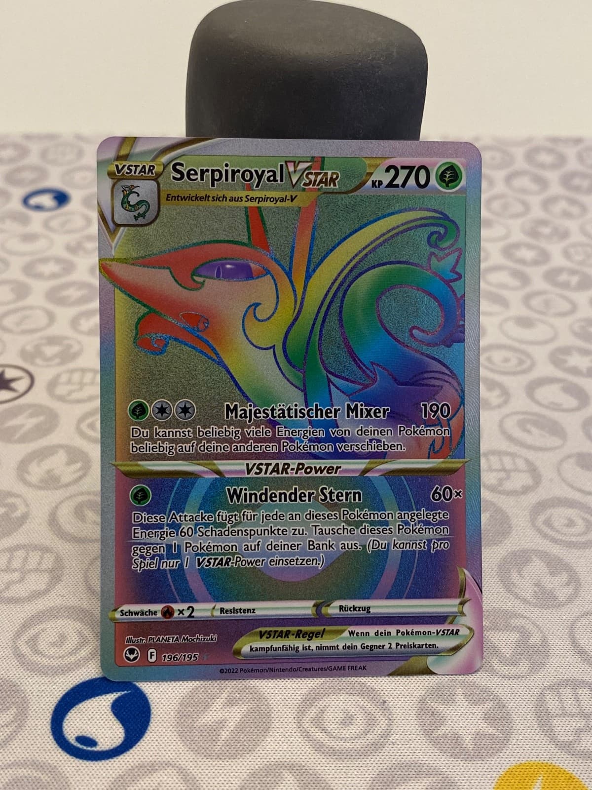 Pokémon Serpiroyal VSTAR (SIT 196) Silberne Sturmwinde