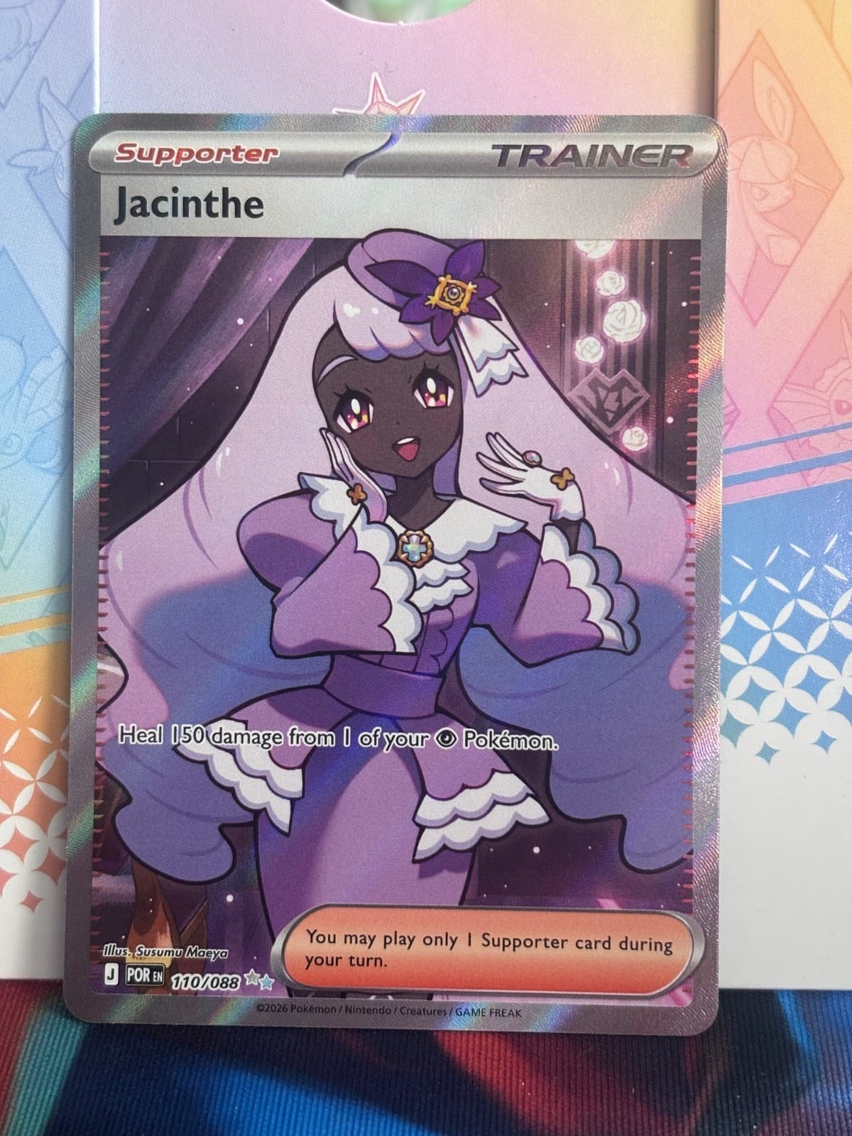 Jacinthe 110/088 Ultra Rare Perfect Order Pokemon Holo Near Mint
