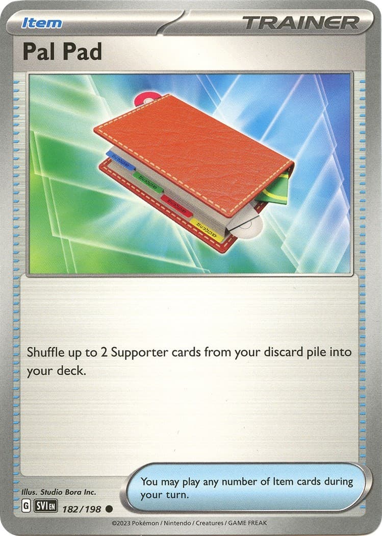 Pal Pad Scarlet & Violet Base Set [SVI - 182/198] Pokemon NM