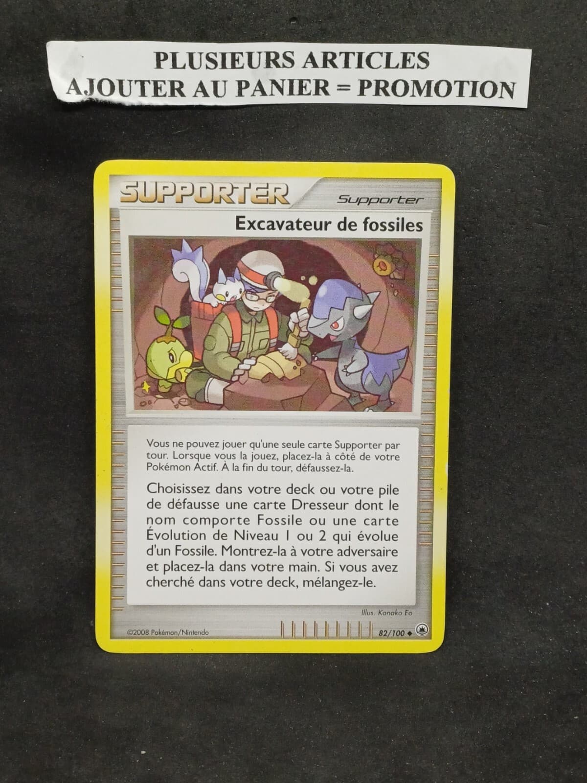 Excavateur de Fossiles - DP05:Aube Majestueuse - 82/100 - Carte Pokémon FR