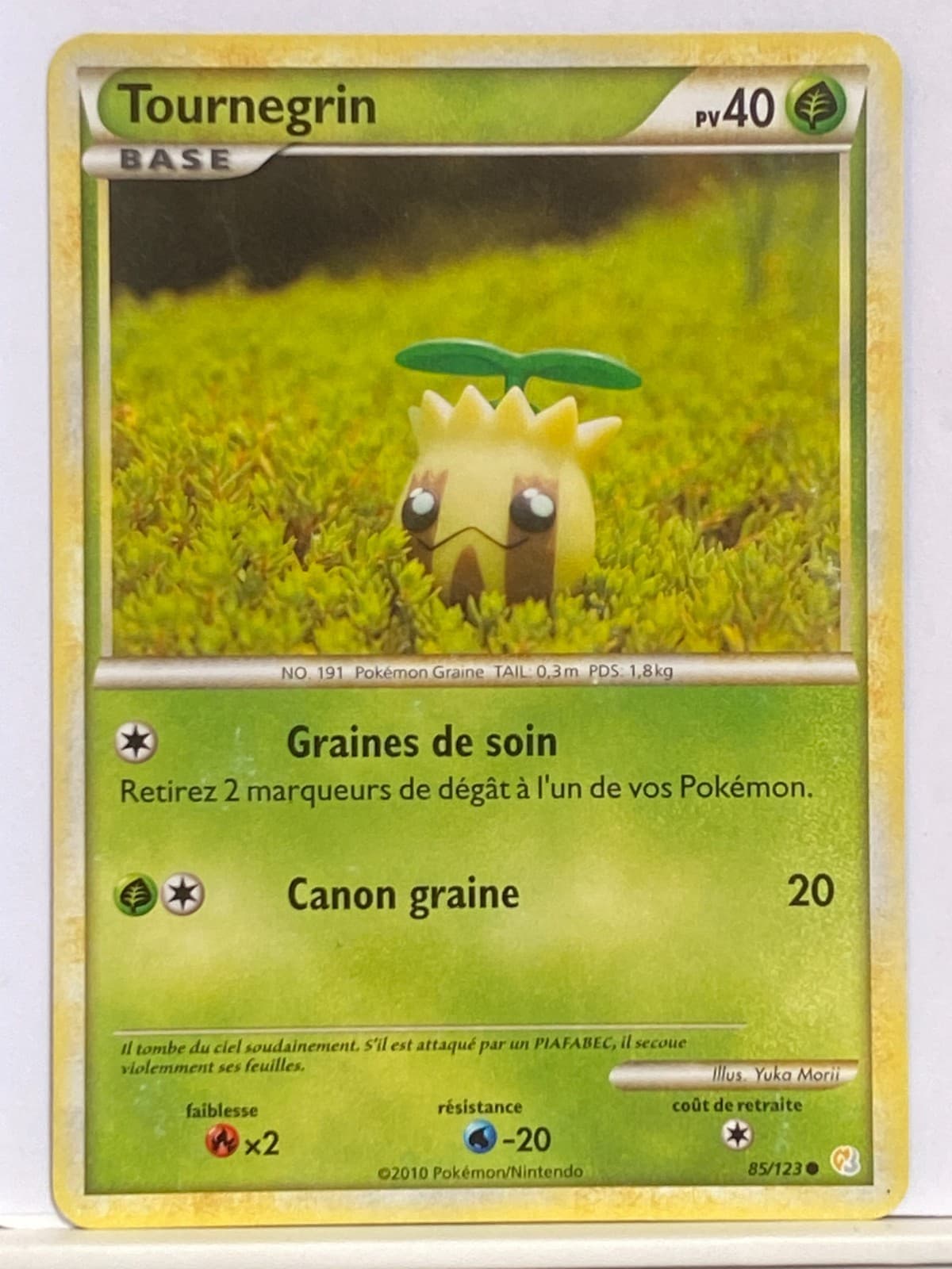 Tournegrin 85/123 HGSS HeartGold SoulSilver carte Pokémon FR