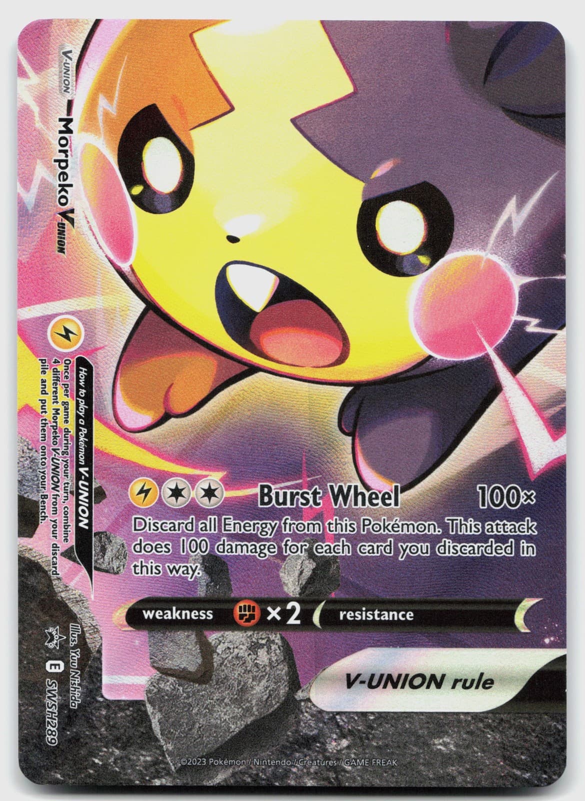Morpeko V-Union SWSH289 (NM) - SWSH: Sword & Shield Promo C... - P - Pokemon TCG