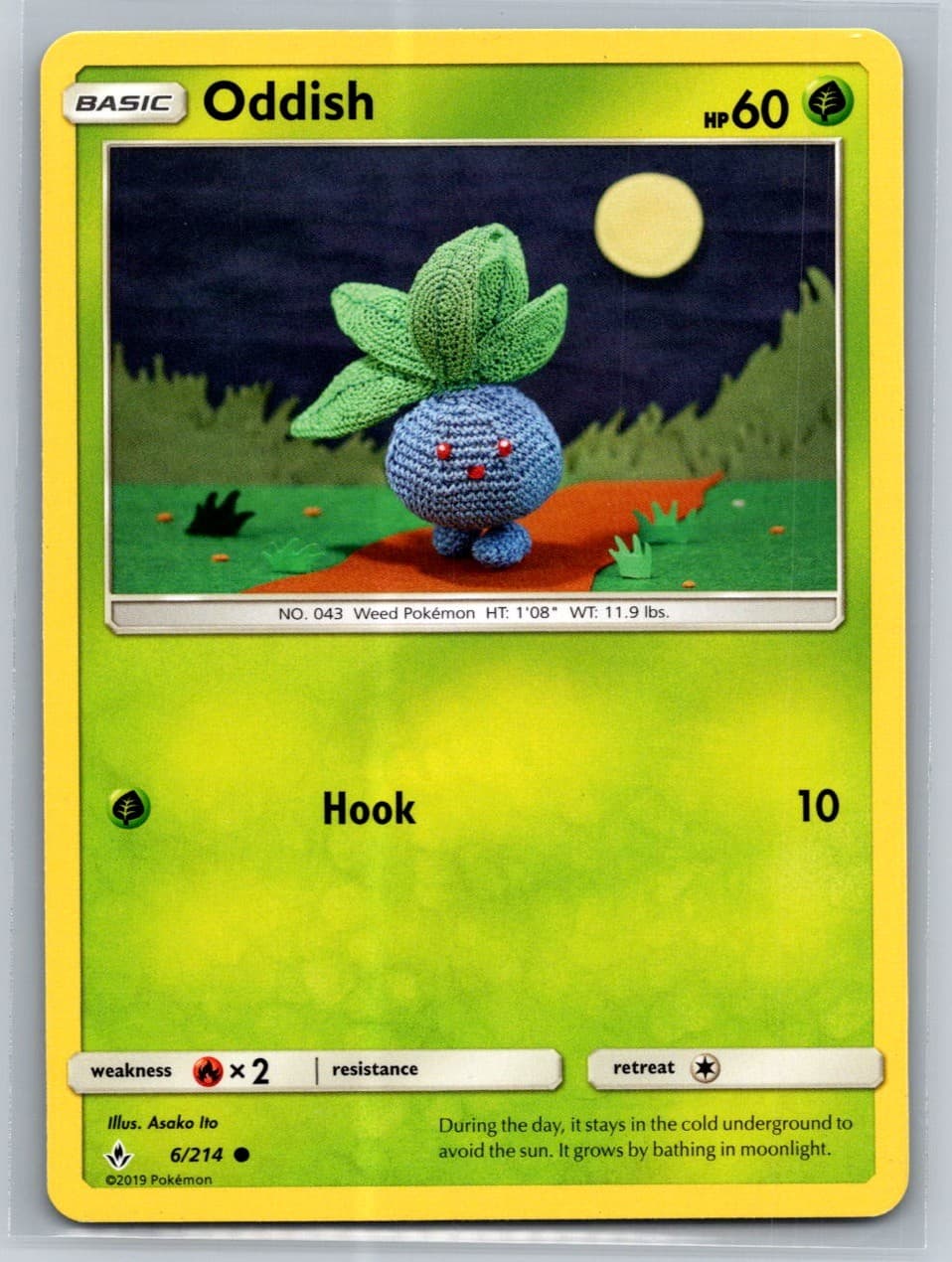 Oddish SM10: Unbroken Bonds 6/214 NM