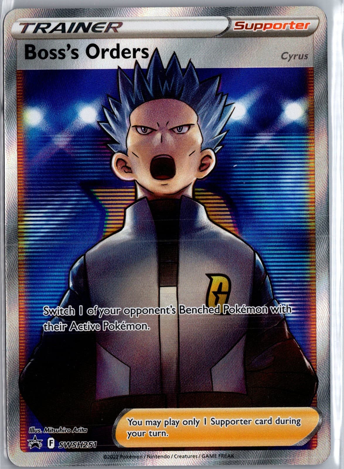 Pokemon Boss's Orders (Full Art) SWSH: Sword & Shield Promo Cards #SWSH251