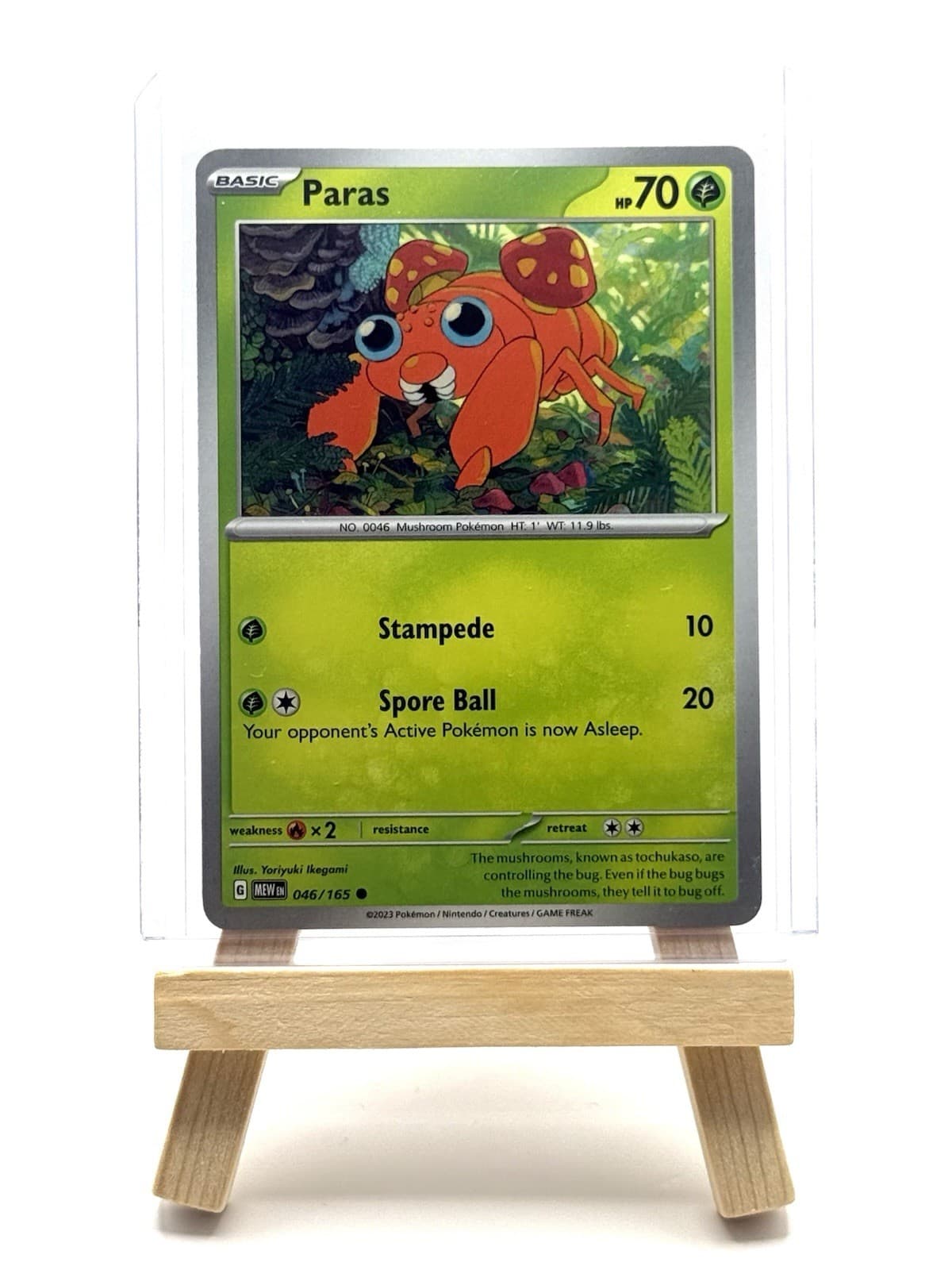 Pokémon TCG SV: Scarlet & Violet 151 Paras 046/165 COMMON NM/M