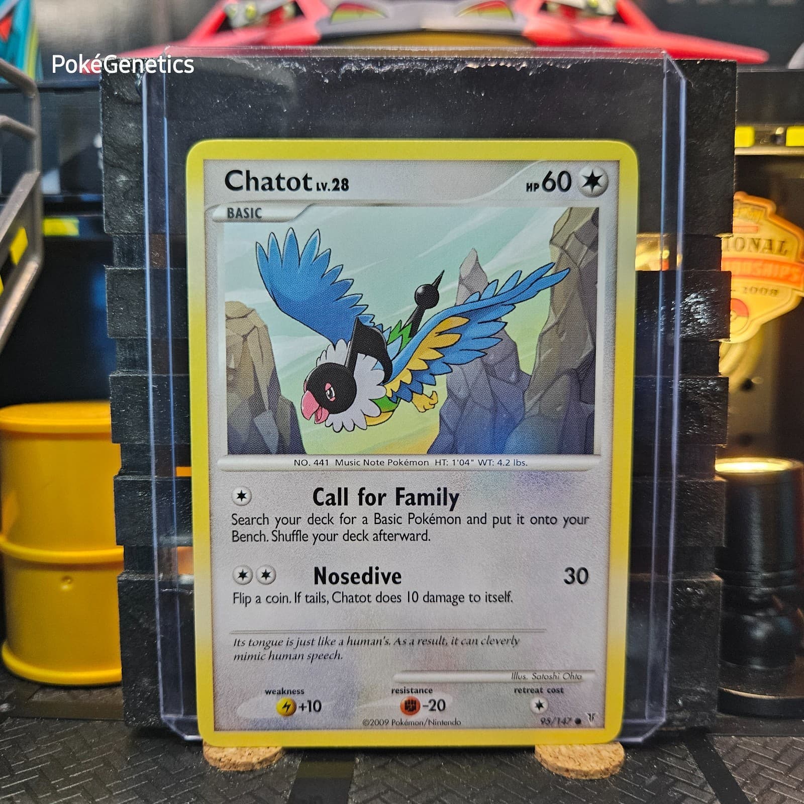 Chatot Supreme Victors Pokémon TCG 95/147 Platinum Common