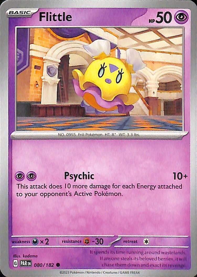 Flittle 80/182 Pokémon TCG Paradox Rift
