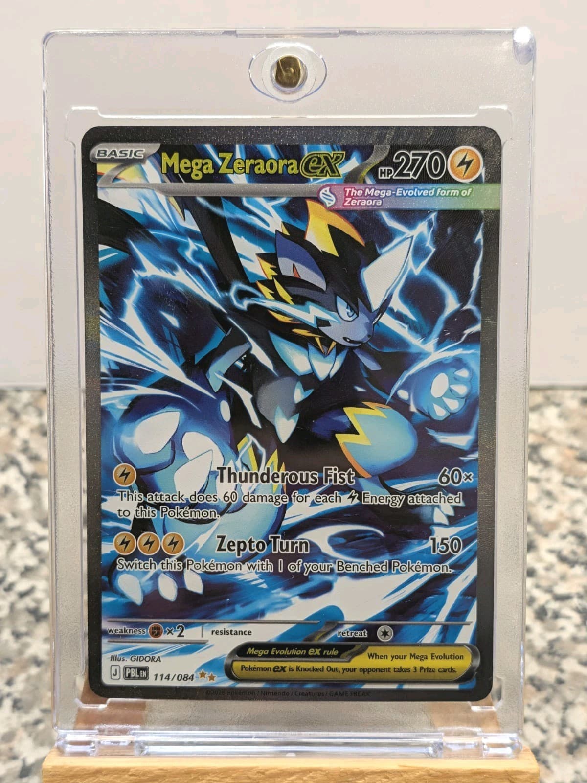 Pokemon TCG Mega Zeraora ex 114/084 - Special Illustration Rare (SIR) NM