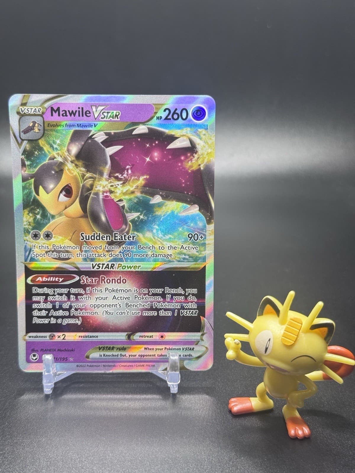 Mawile VSTAR 071/195 Pokemon Swsh12: Sword & Shield - Silver Tempest Holo - NM