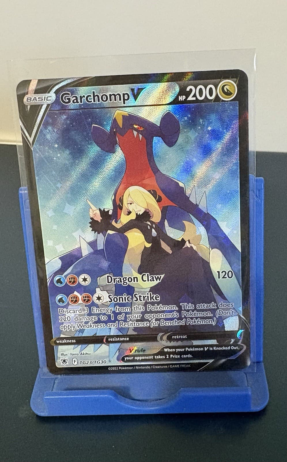 Garchomp V TG23/TG30 Swsh10: Astral Radiance Trainer Gallery Holo NM Condition