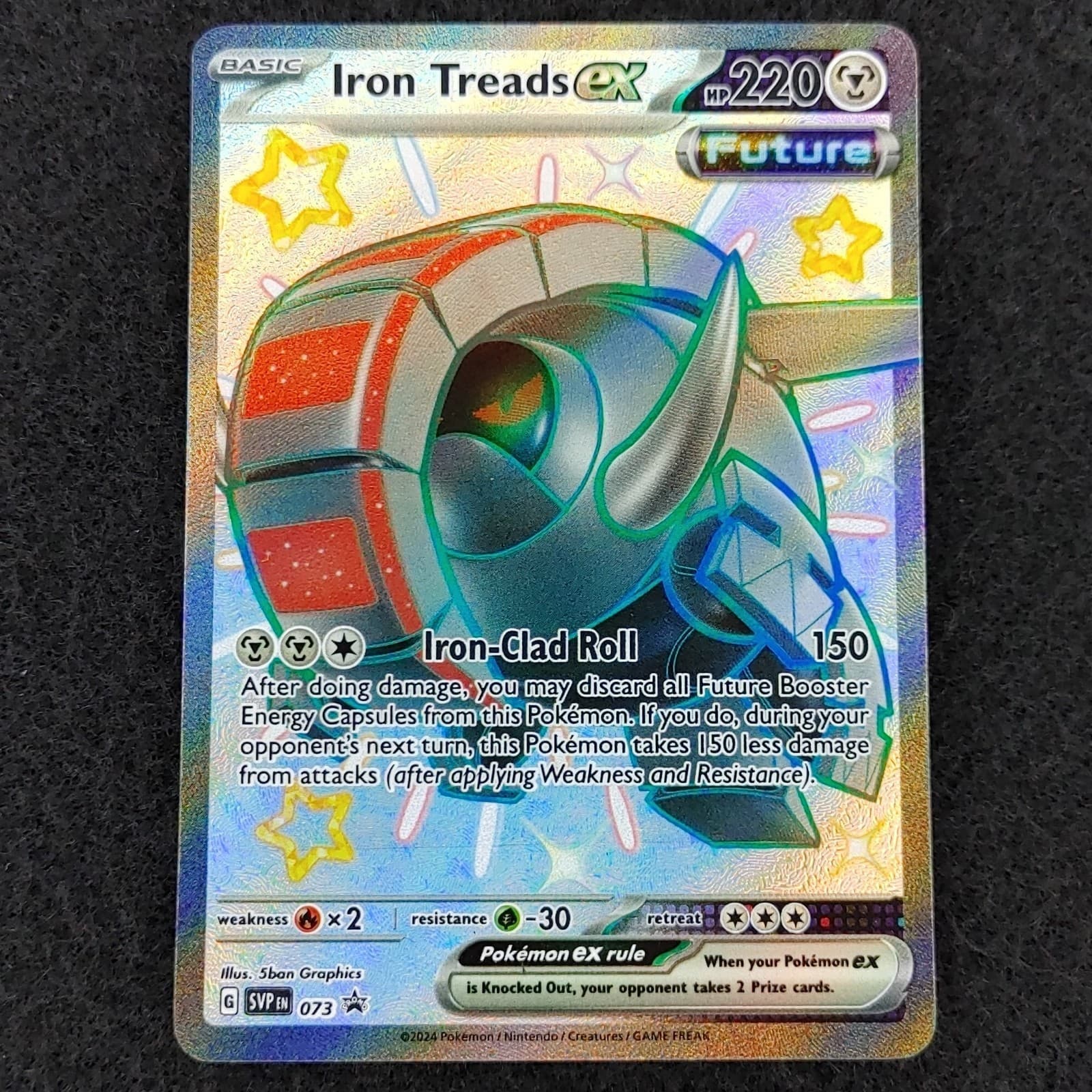 Pokemon Iron Treads ex #073 SVP Scarlet & Violet Promo MINT