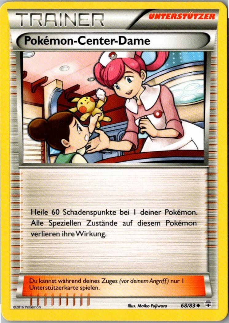 Pokemon Pokemon-Center-Dame 68/83 Generationen Deutsch