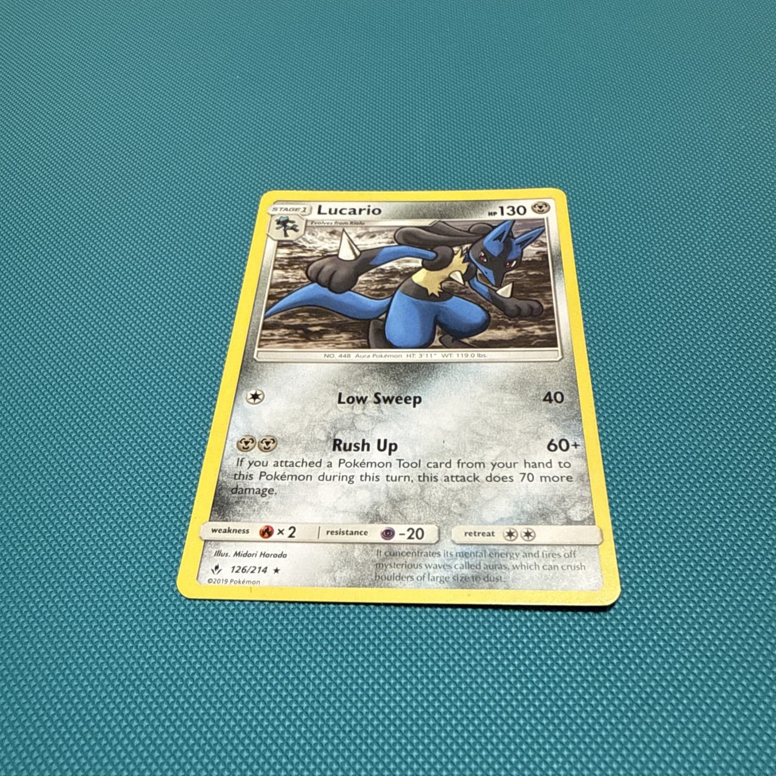 Lucario (Unbroken Bonds) 126/214 Pokemon LP+