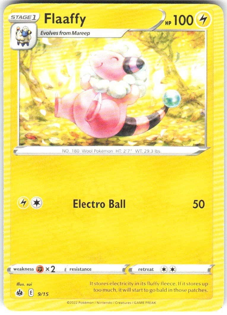 Flaaffy 009/015 McDonald's Promos 2022 MCD22 NM Pokemon Card TCG