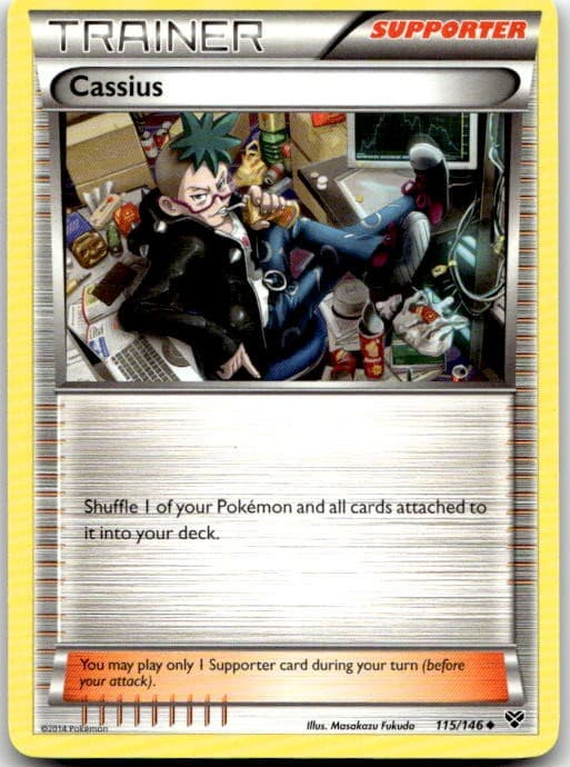 Cassius 115/146 Uncommon XY Base Set Pokemon Lightly Played