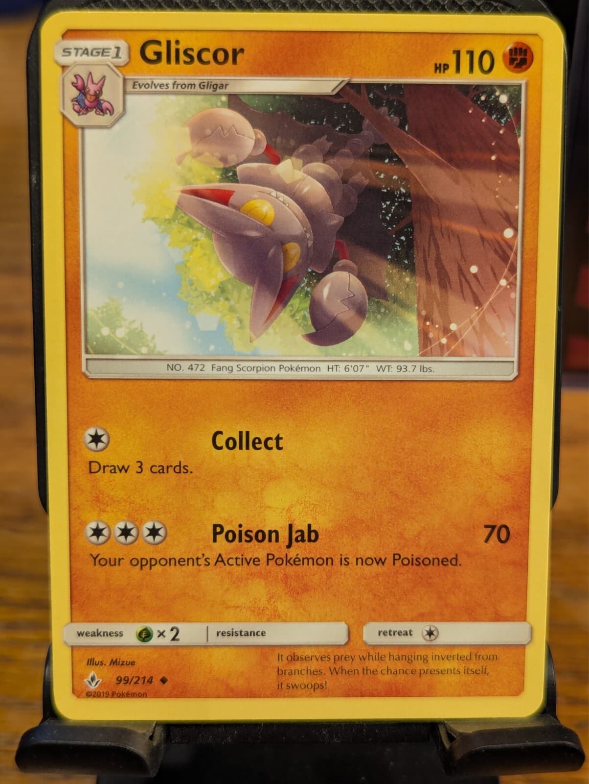 Pokemon TCG Unbroken Bonds Gliscor 99/214