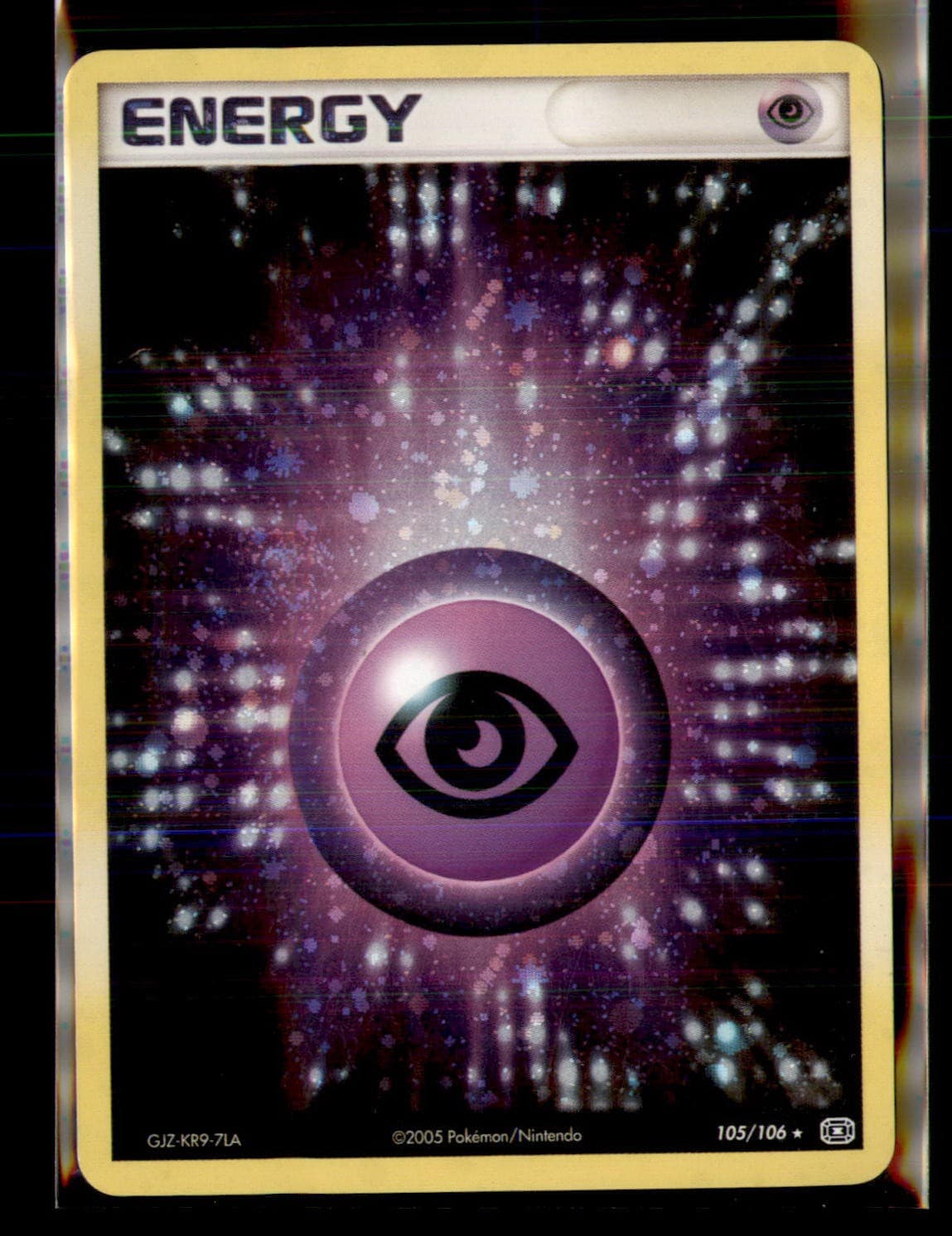 Pokemon TCG Psychic Energy 105/106 Emerald Holo MP (Small Crease)