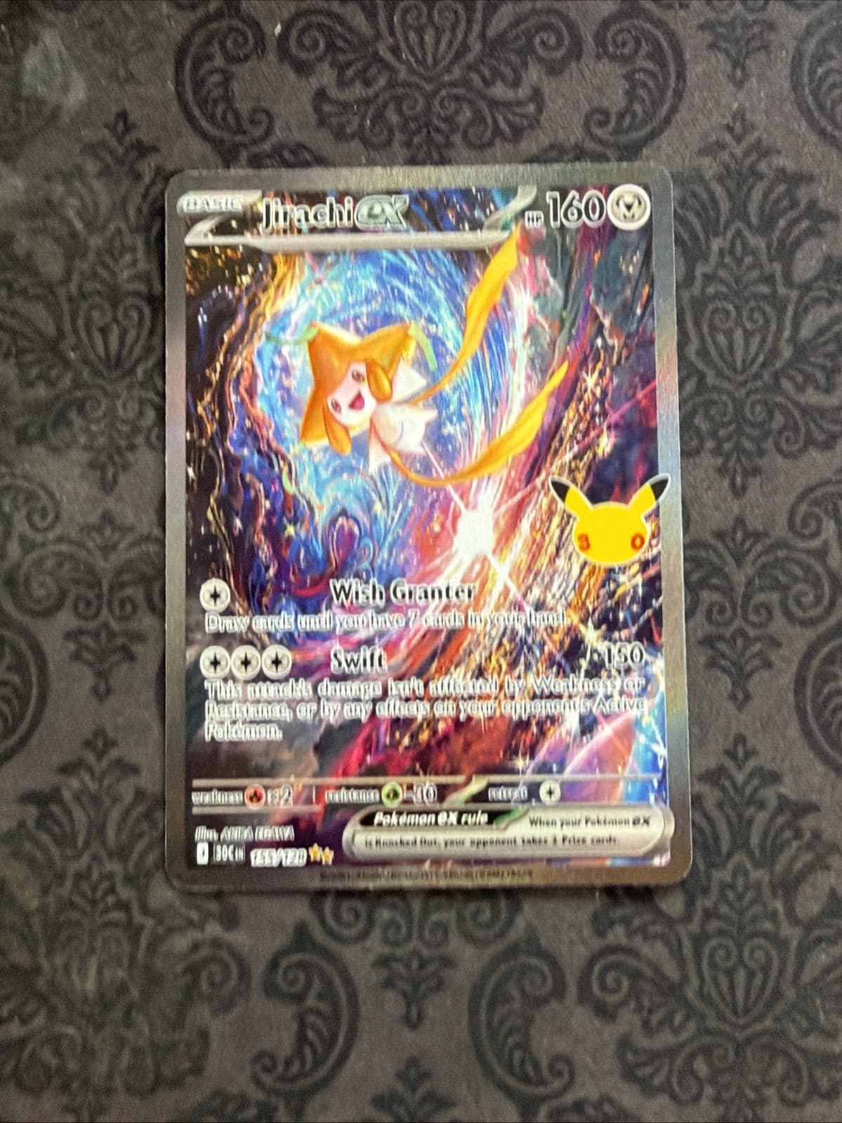 Jirachi ex 155/128 Holo Illus Rare EN 30th Celebration Classics