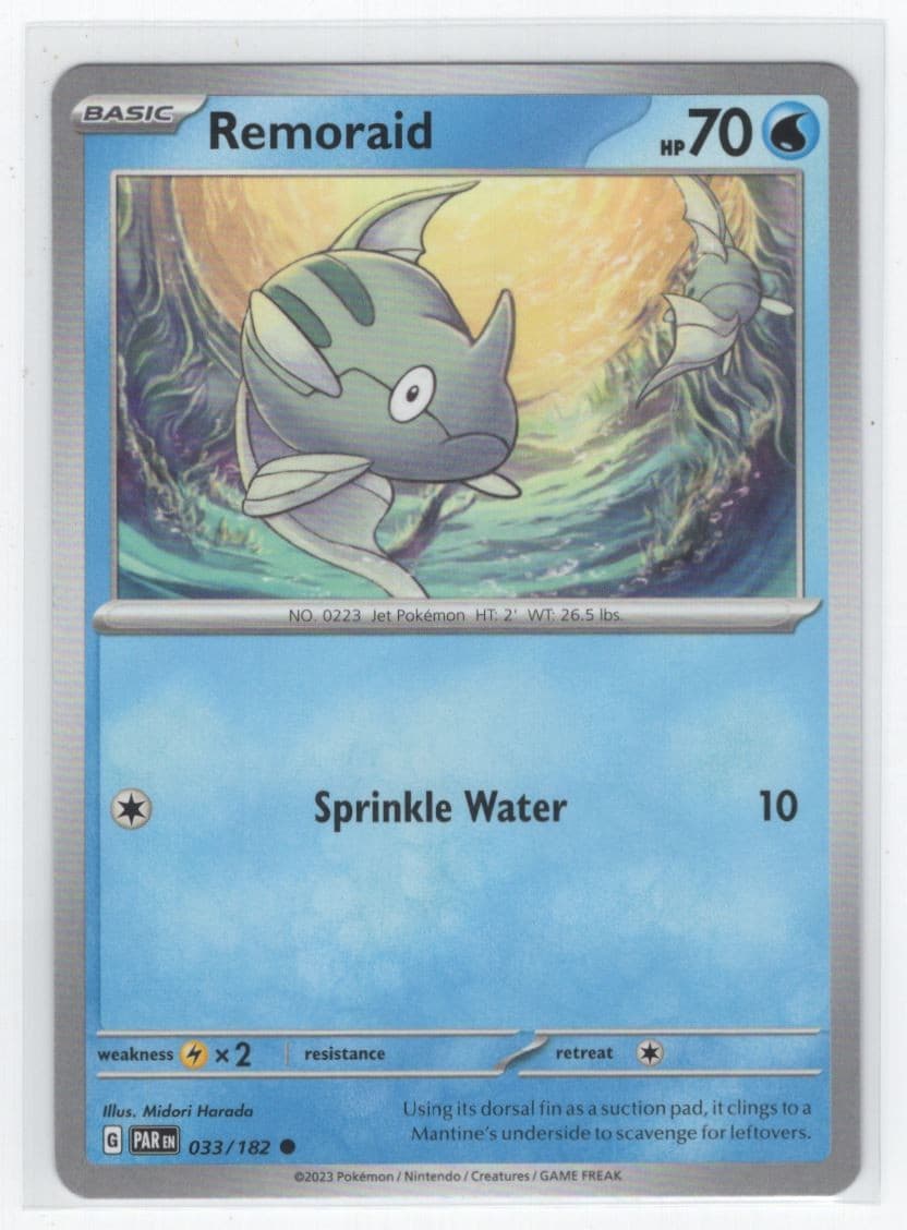 2023 Pokemon Paradox Rift Remoraid Basic #33