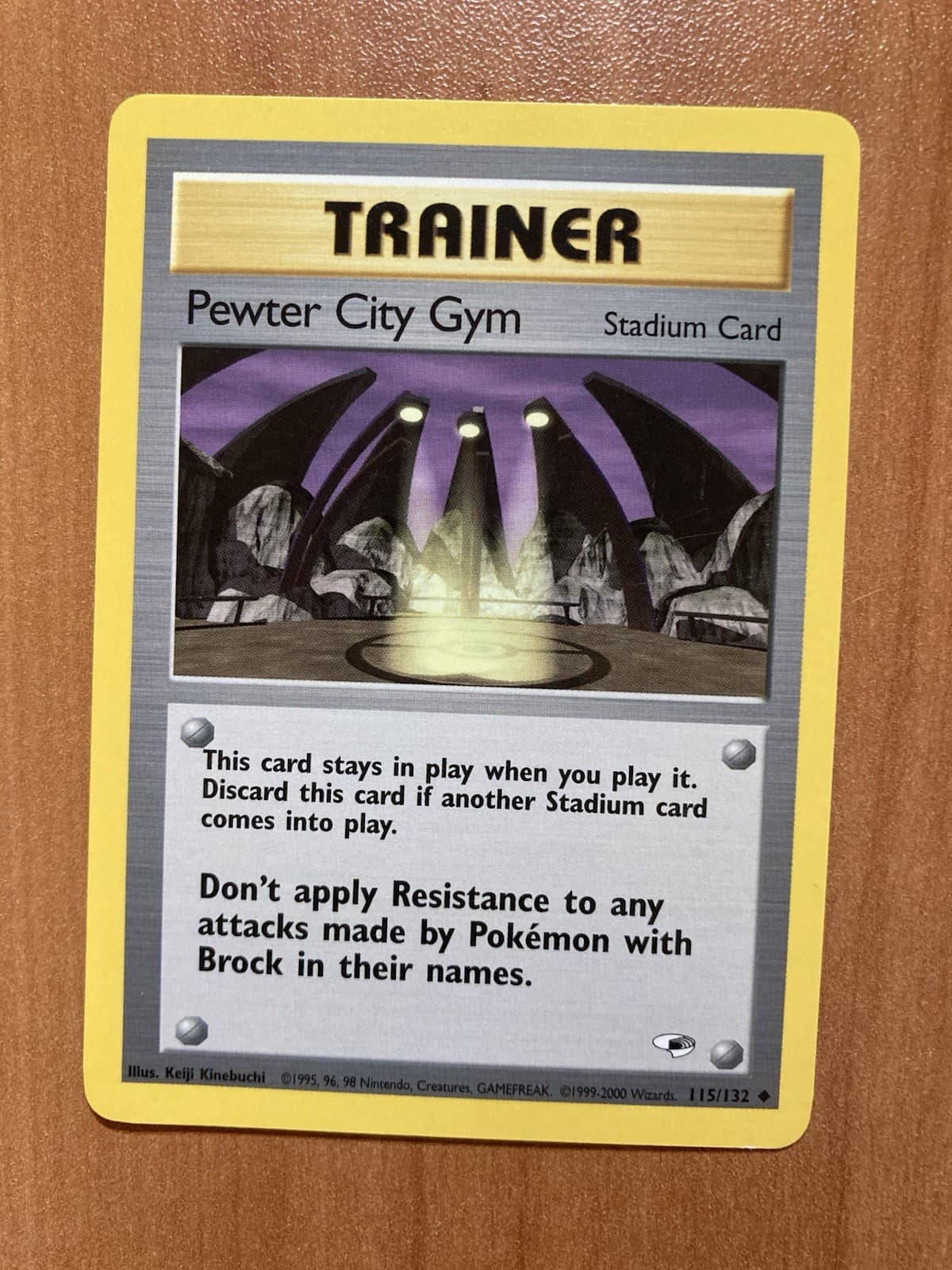 Pewter City Gym 115/132 Uncommon Gym Heroes Pokemon Unlimited LP SHIPS FAST