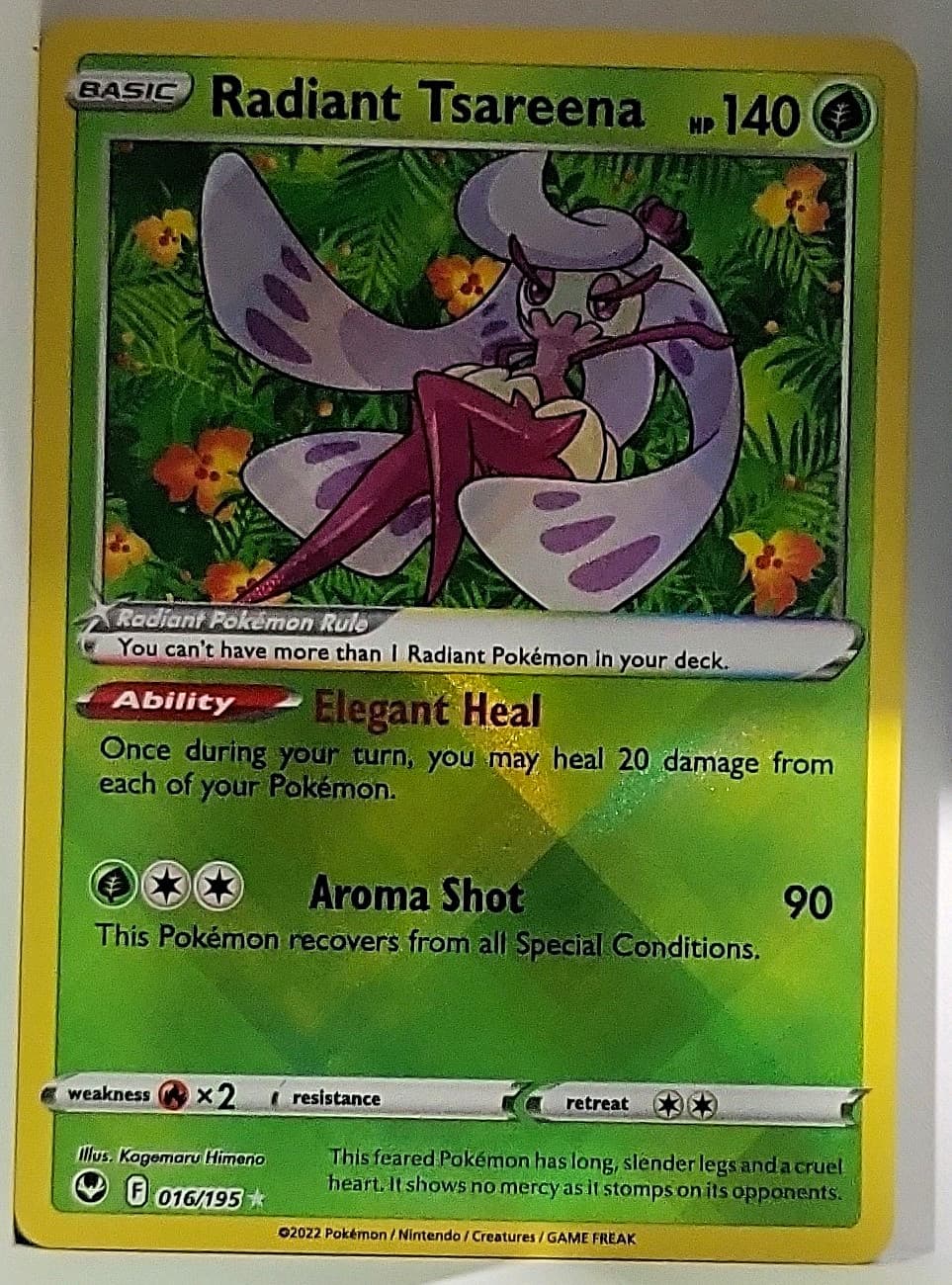 Tsareena V 246/264 Full Art Holo Ultra Rare Pokemon TCG Fusion Strike English