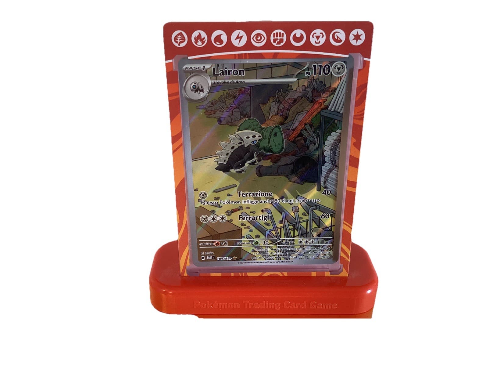 Lairon 184/167 TWM - Illustration Rare - ITA Pokemon Crepuscolo Mascherato