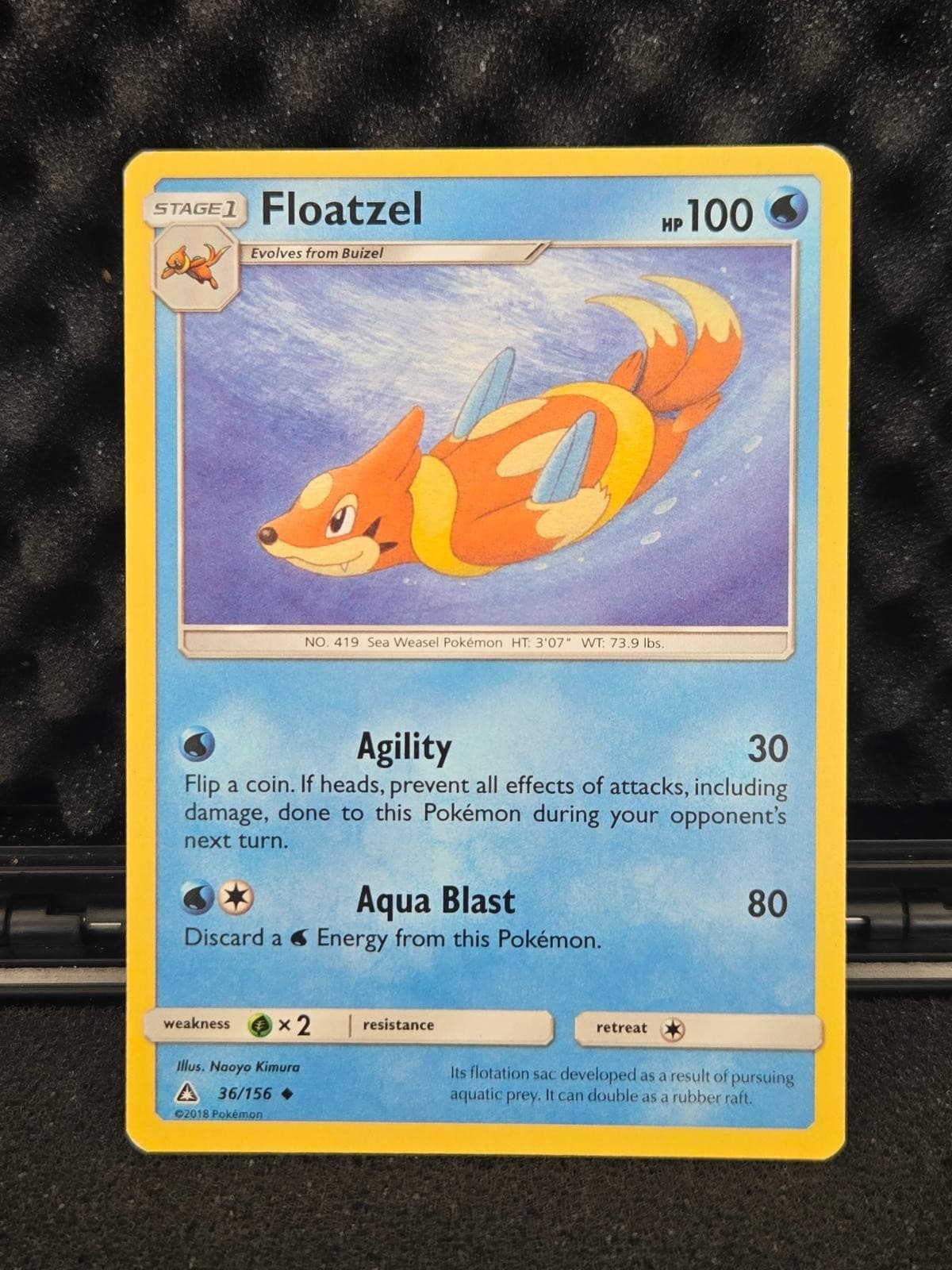 Floatzel 36/156 Uncommon Ultra Prism Pokemon Lightly Played