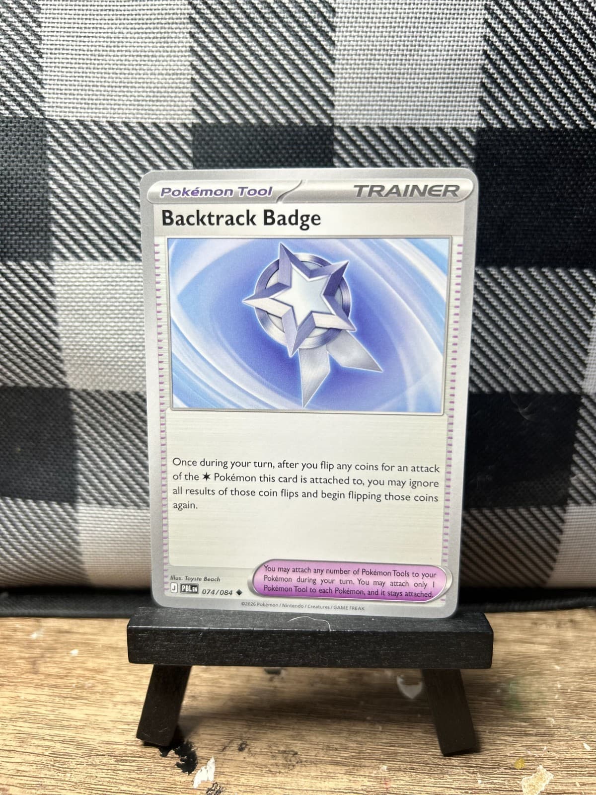 Pokemon TCG: Backtrack Badge 74/84, Pitch Black