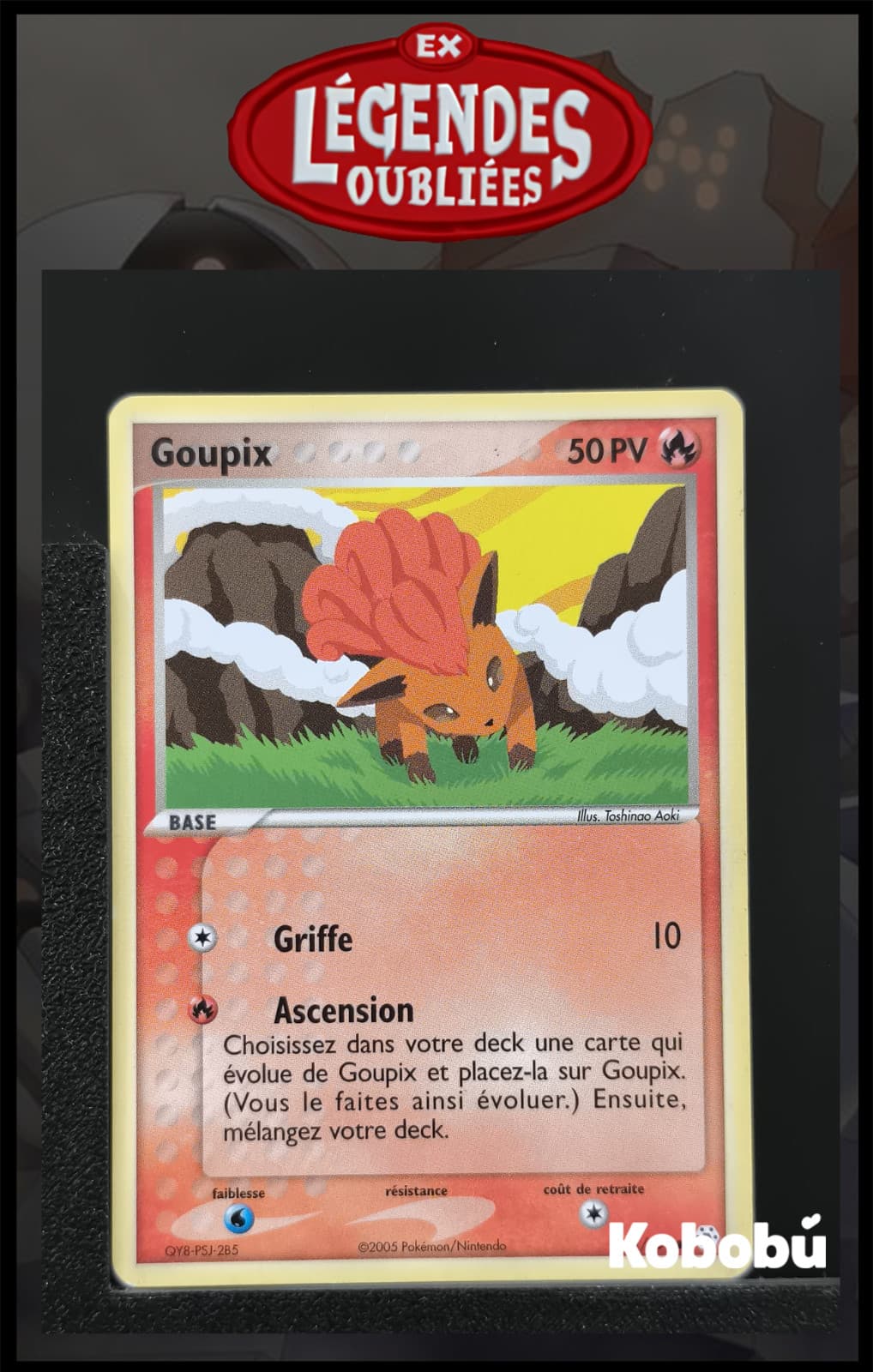 Carte Pokémon Goupix 81/101 Ex Légendes Oubliées Bloc EX FR 5