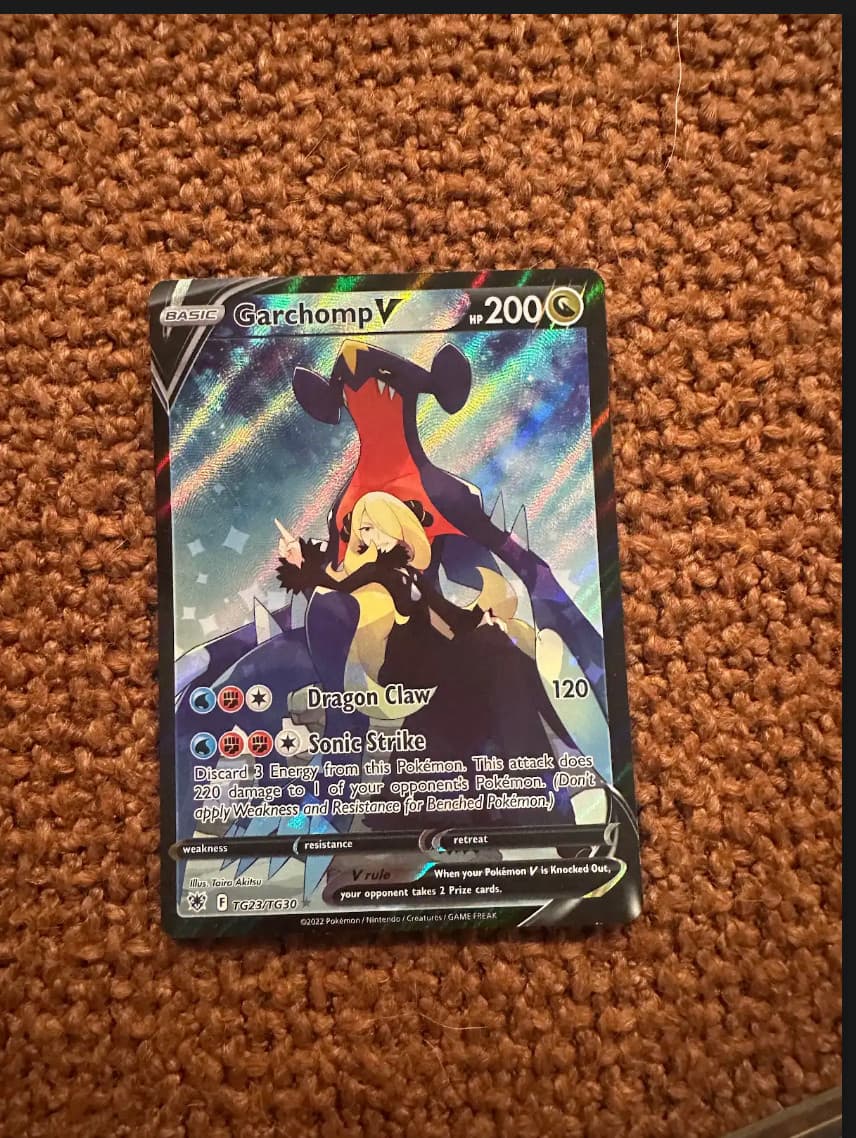 Garchomp V TG23/TG30 Swsh10: Astral Radiance Trainer Gallery Holo