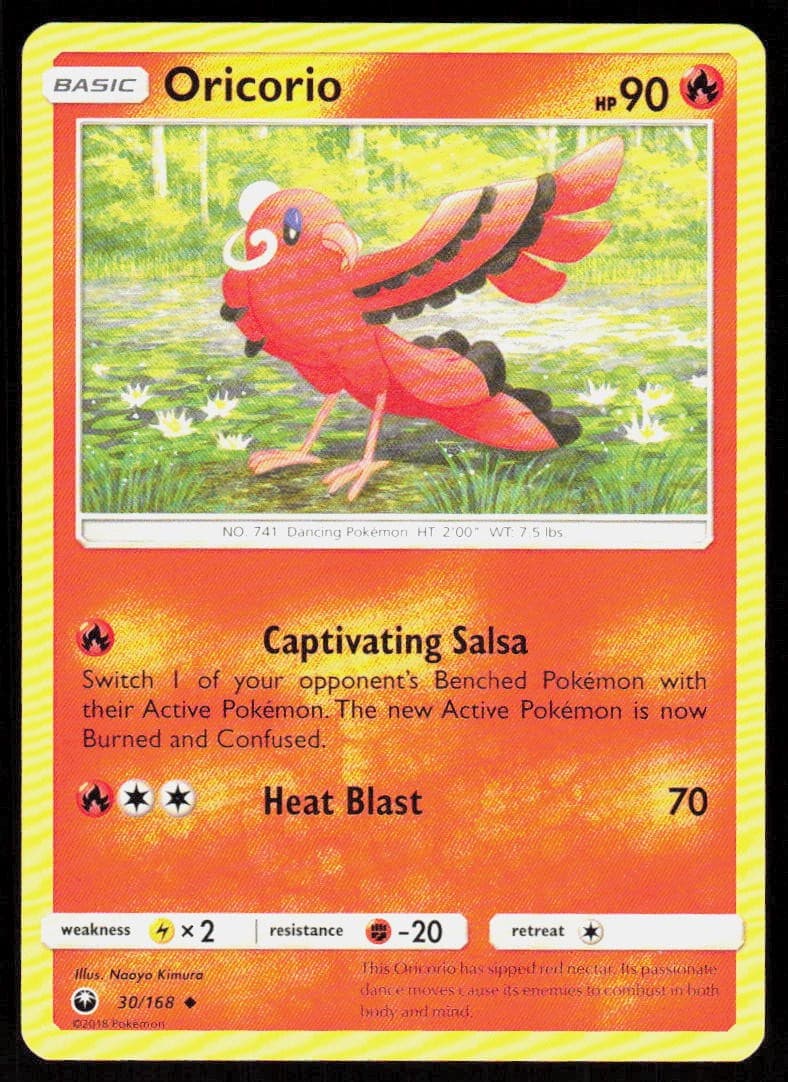 Oricorio 30/168 Uncommon Celestial Storm Pokemon Lightly Played