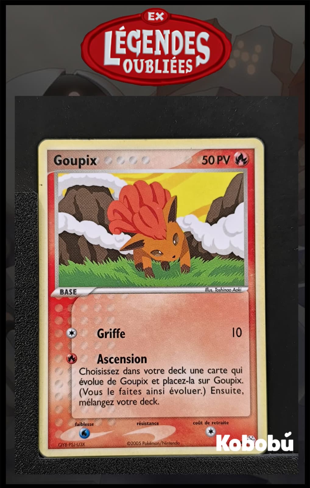 Carte Pokémon Goupix 81/101 Ex Légendes Oubliées Bloc EX FR 2