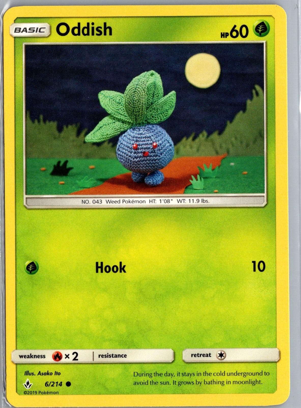 Oddish 6/214 Common Unbroken Bonds Pokemon Near Mint