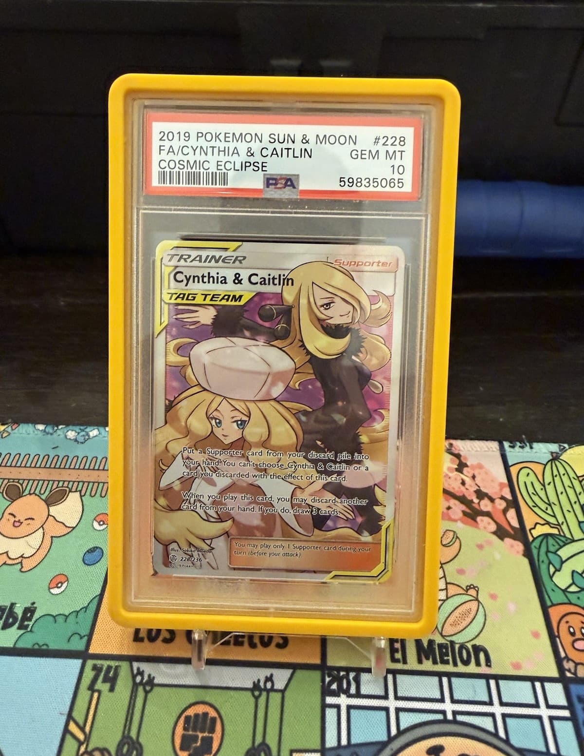 The Pokémon Company Cynthia & Caitlin Full Art PSA 10 228/236