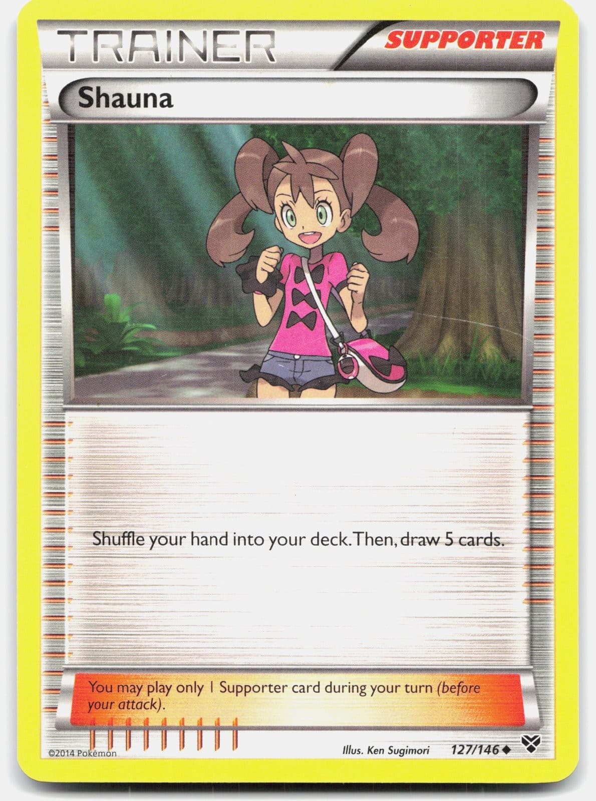 Pokemon Shauna 127/146 XY NM