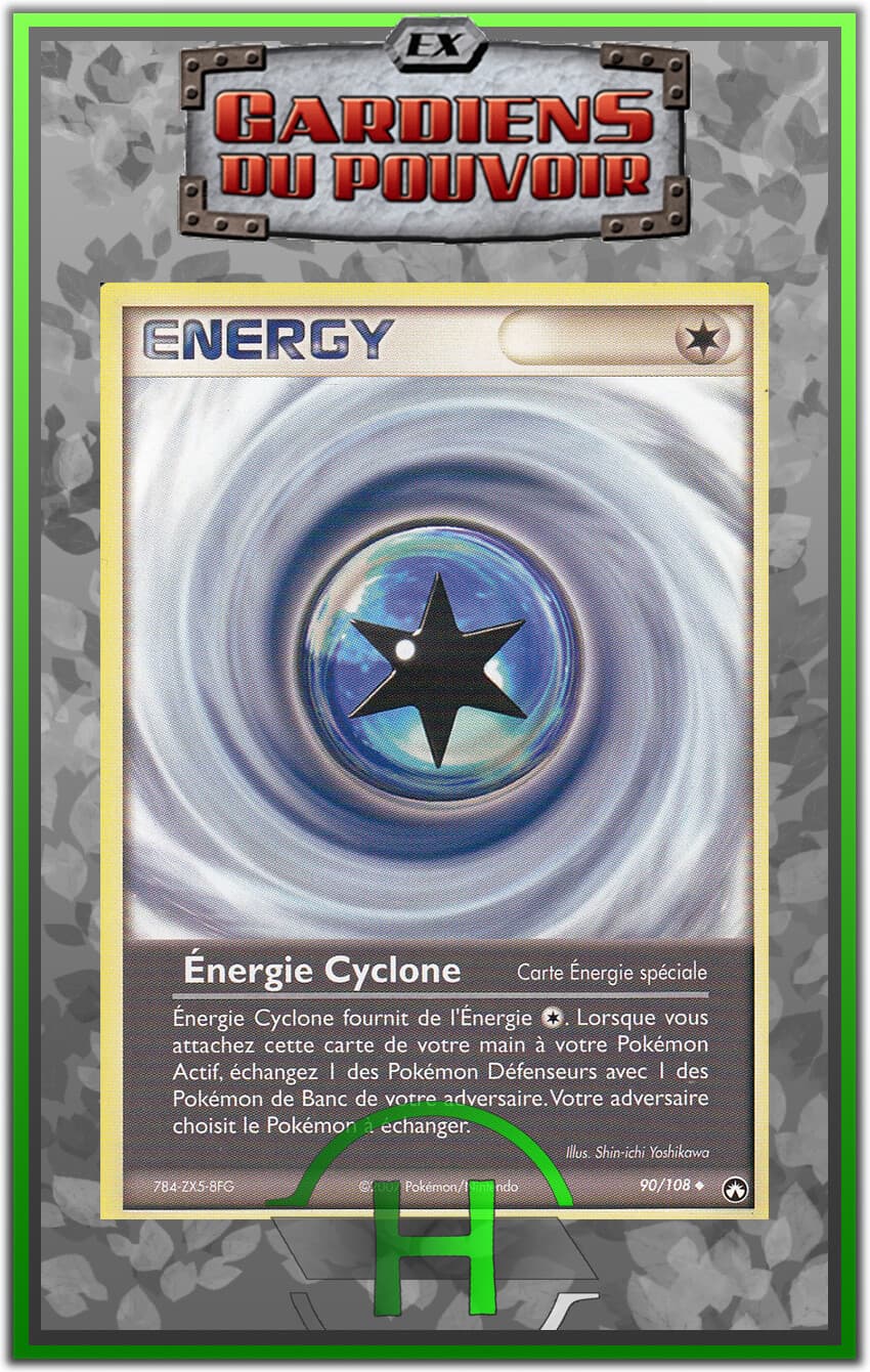 Énergie Cyclone - EX:Gardiens du Pouvoir - 90/108 - Carte Pokemon Française